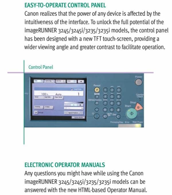 Canon imageRUNNER 3245 5 Canon imageRUNNER 3245 - Image 5